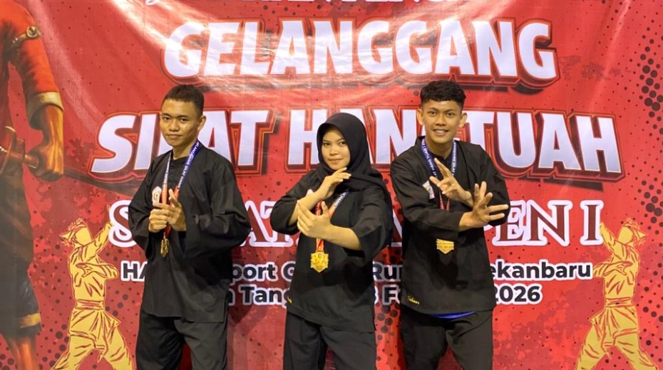 Mahasiswa Politeknik Caltex Riau Borong 3 Medali di Gelanggang Silat Hangtuah Sumatera Open 2026