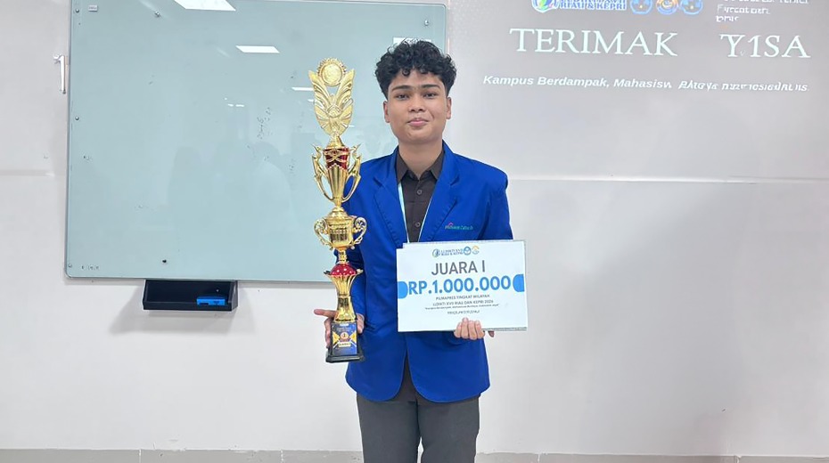 Cover Teguh Al Azizul Harumkan PCR dengan Raih Juara 1 Pilmapres LLDKITI XVII 2026