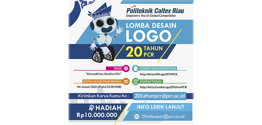 Cover Lomba Logo 20 Tahun Politenik Caltex Riau