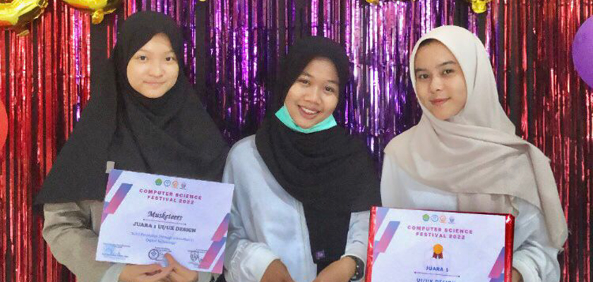 Mahasiswa PCR Raih Juara 1 dan 2 Desain UI/UX pada Computer Sciencec Festival 2022