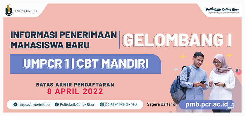 Cover PCR Buka 2 Jalur Penerimaan mahasiswa Baru pada Gelombang Pertama