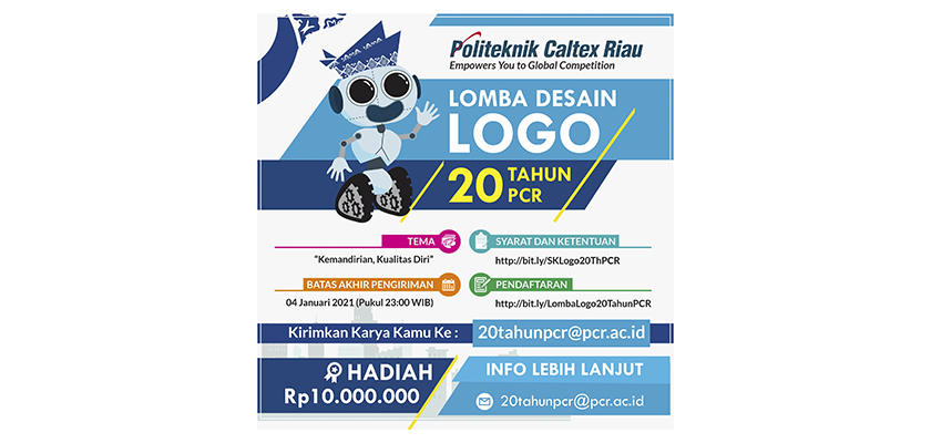 Cover Sambut Dies Natalis 20 Tahun, PCR Adakan Lomba Desain Logo Berhadiah Puluhan Juta!